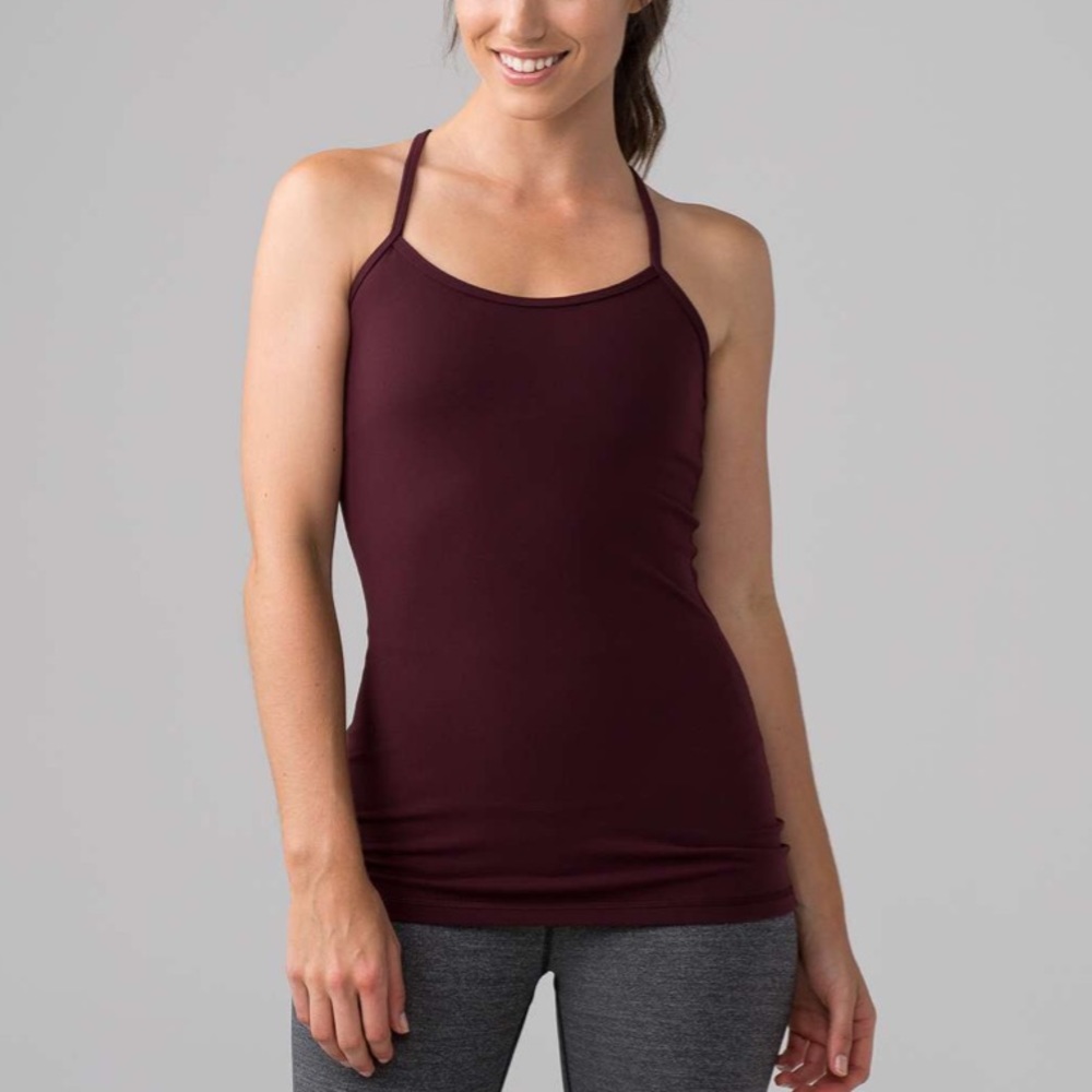 Lululemon Athletics Bordeaux Y Tank Top